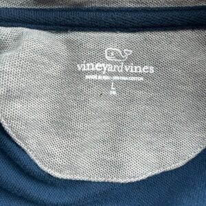 Boys L Vineyard Vines Navy Quarterzip